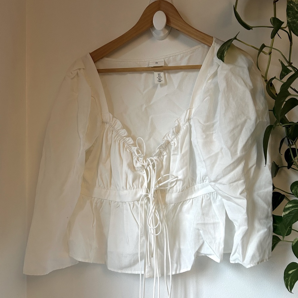 H&M Brock Collection Linen Blouse